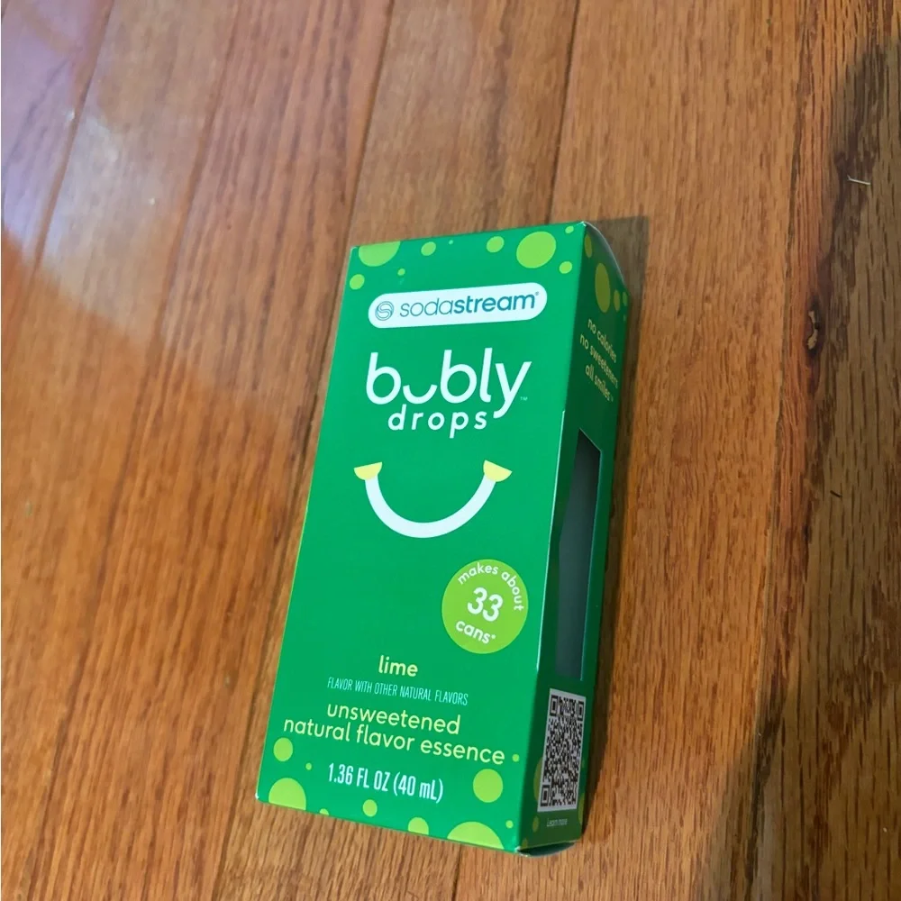 SodaStream Bubly Drops Lime Flavor